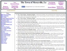 Tablet Screenshot of news.merryville.us